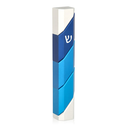 Wave Polygon Mezuzah Case