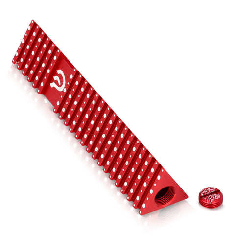 Triangular Mezuzah Case - Grooved