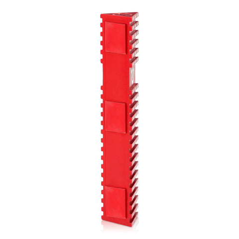Triangular Mezuzah Case - Grooved