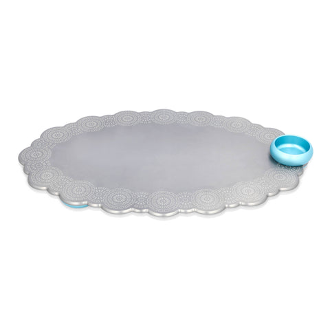 Challah Bread & Salt Serving Tray