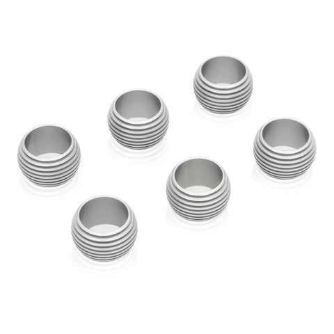 Rounded Napkin Ring - Grooved